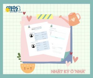 nhật ký ở nhà - trường mầm non Ngôi nhà thứ 2 - Sa Đéc