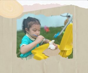 tô tượng ở trường mầm non Ngôi nhà thứ 2 Sa Đéc